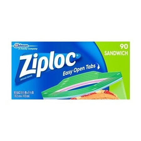 90CT Ziploc Sandwic Bag